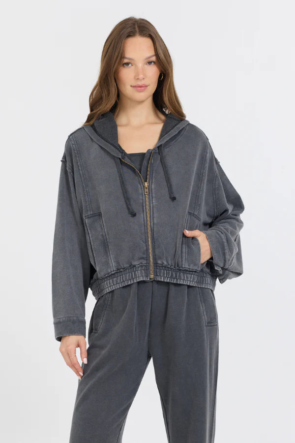 Vintage havana zip up hoodie sale