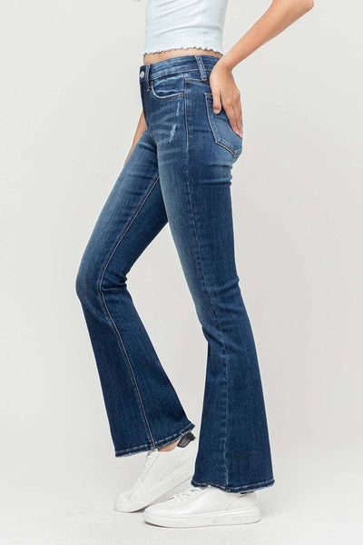 VERVET MID RISE FLARE JEAN DAKOTA