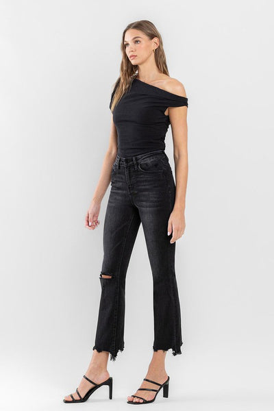 FLYING MONKEY HIGH RISE ANKLE BOOTCUT JEANS FLAWLESSLY FELICE