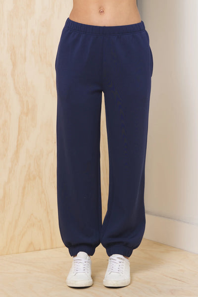 VINTAGE HAVANA COLLEGIATE NAVY CLOUD FLEECE JOGGER