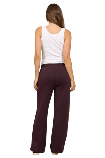 VINTAGE HAVANA BORDEAUX LUXE CLOUD WIDE LEG PANT