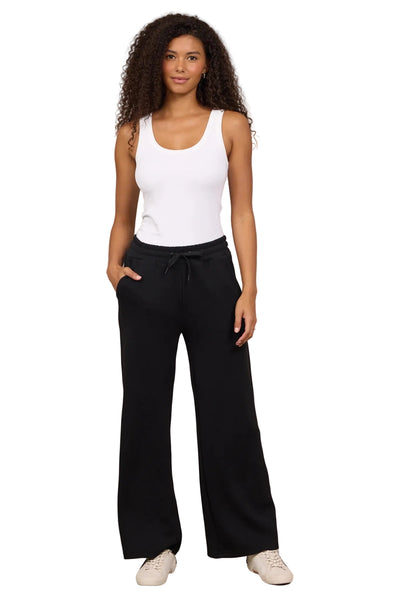 VINTAGE HAVANA BLACK LUXE CLOUD WIDE LEG PANT
