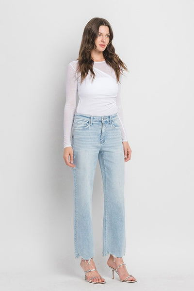 VERVET HIGH RISE SLIM WIDE JEANS MERITT