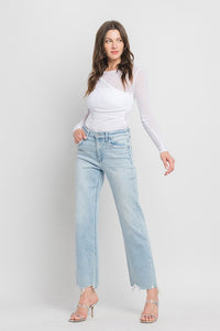 VERVET HIGH RISE SLIM WIDE JEANS MERITT