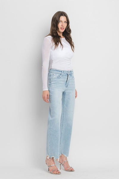 VERVET HIGH RISE SLIM WIDE JEANS MERITT