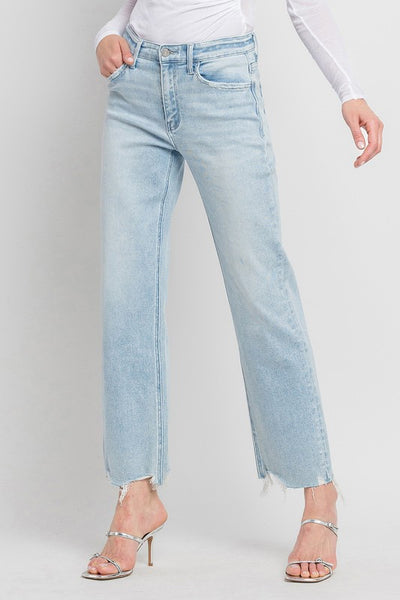 VERVET HIGH RISE SLIM WIDE JEANS MERITT