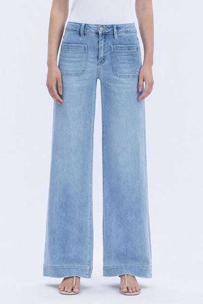 FLYING MONKEY HIGH RISE TROUSER JEANS DEVIN