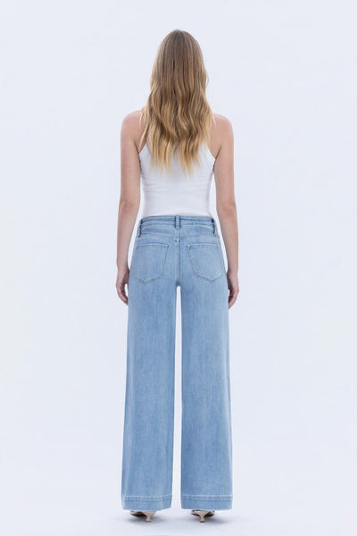 FLYING MONKEY HIGH RISE TROUSER JEANS DEVIN