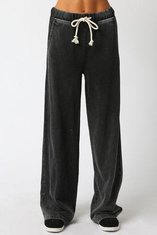 CARLY SWEATPANTS WASHED BLACK