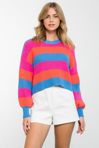 THML MULTI STRIPED SWEATER