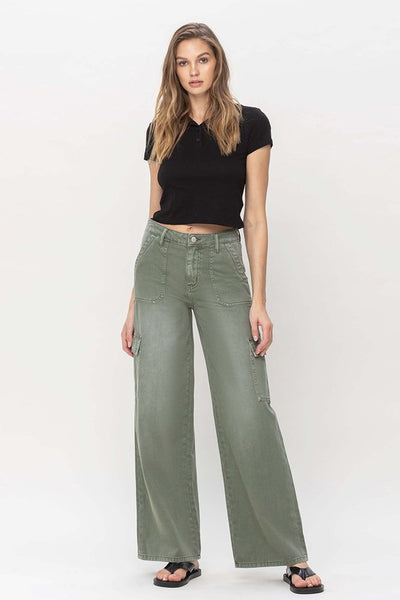 VERVET HIGH RISE UTILITY CARGO WIDE LEG