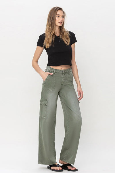 VERVET HIGH RISE UTILITY CARGO WIDE LEG