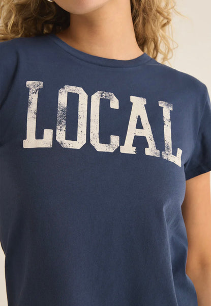 Z SUPPLY LOCAL TOURIST TEE MIDNIGHT BLUE