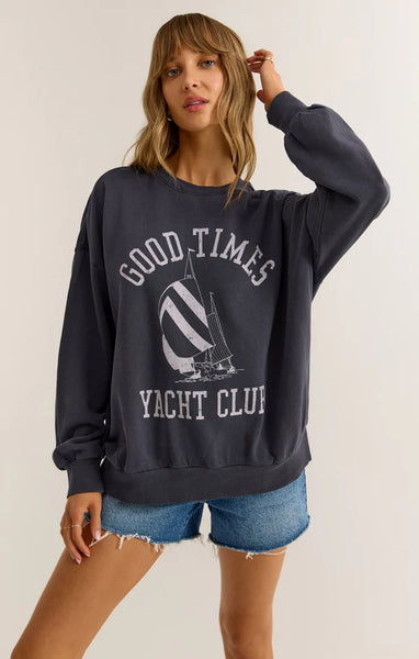 Z SUPPLY YACHT CLUB SUNDAY SWEATSHIRT SUPERNOVA