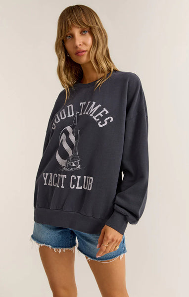 Z SUPPLY YACHT CLUB SUNDAY SWEATSHIRT SUPERNOVA