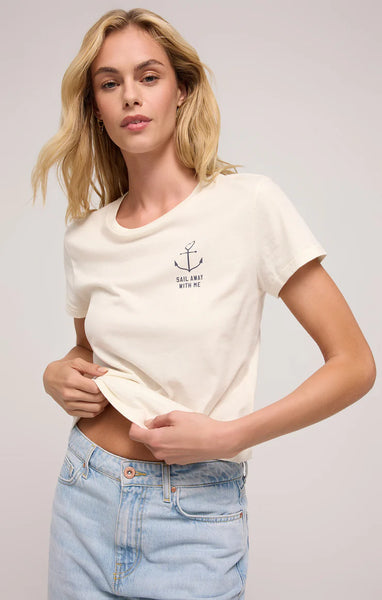 Z SUPPLY ANCHOR GRAPHIC TEE - SAIL AWAY WITH ME