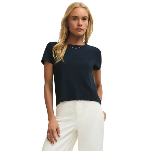 Z SUPPLY JUNIE COTTON TEE ECLIPSE