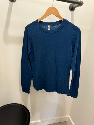 HASHTTAG INDIGO VINTAGE DYE COTTON SLUB LONG SLEEVE