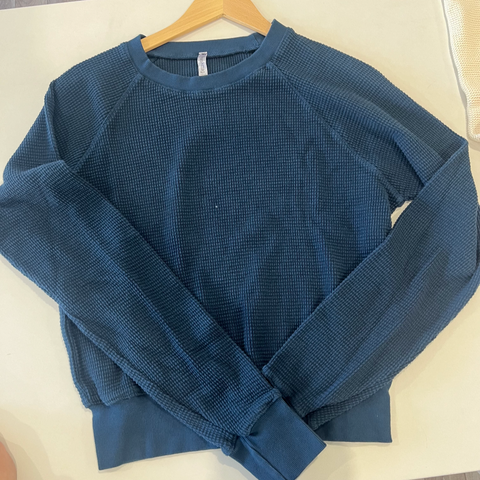 HASHTTAG VINTAGE DYE INDIGO WAFFLE THERMAL