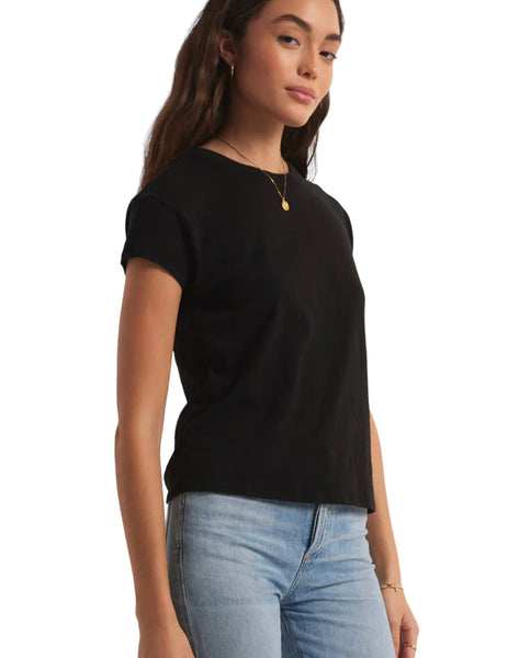 Z SUPPLY MODERN SLUB TEE BLACK
