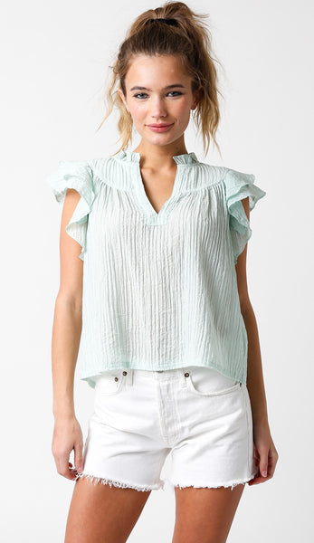 OLIVACEOUS MIA TOP MINT