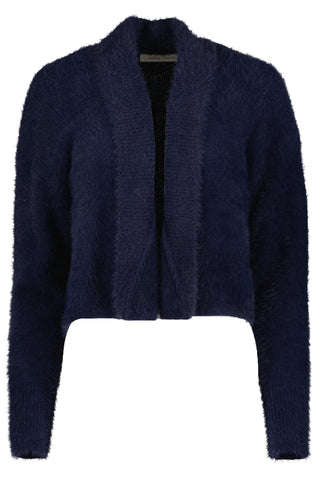 BISHOP & YOUNG MILA FUZZY CARDIGAN NAVY