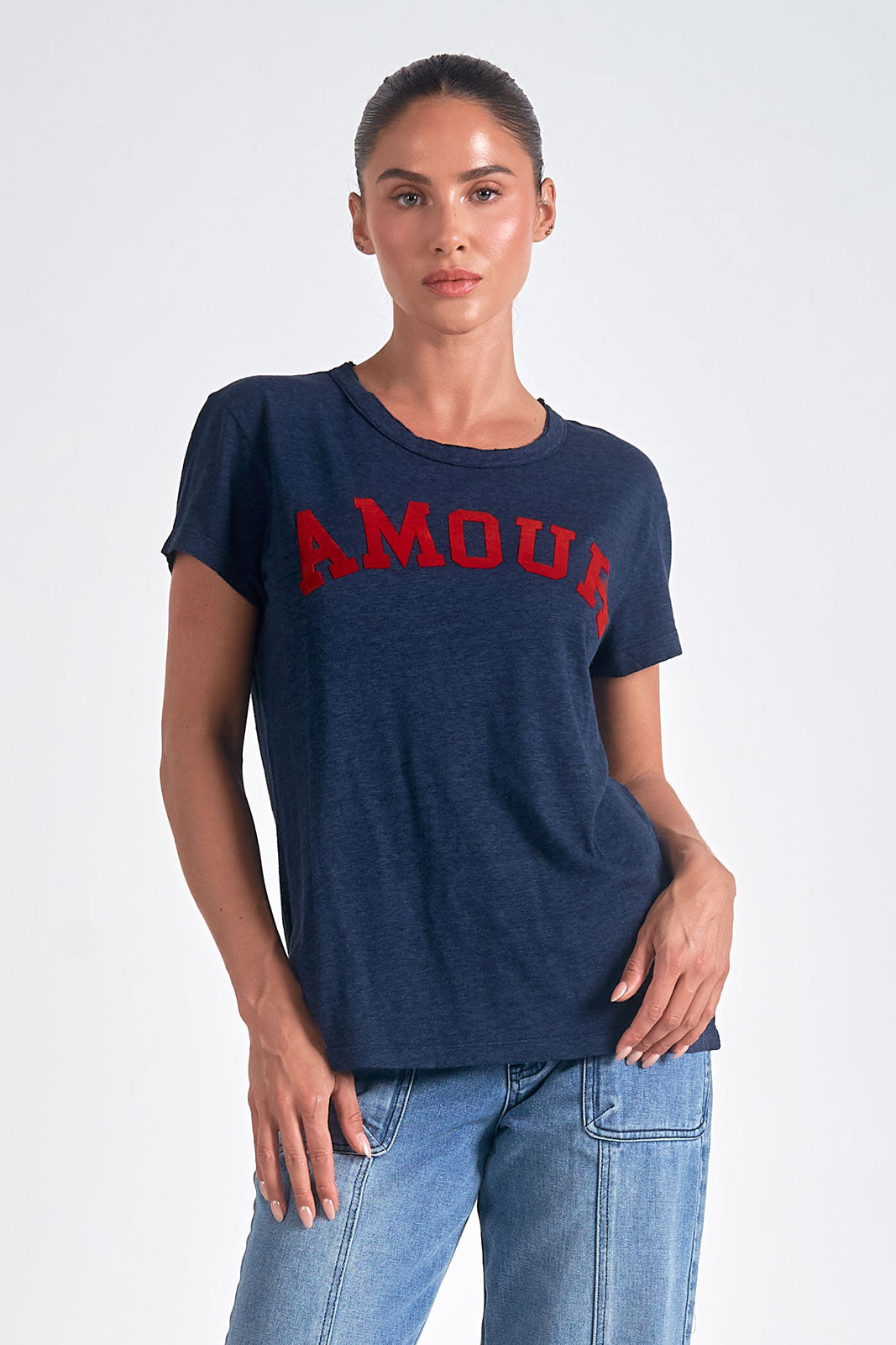 ELAN AMOUR TEE NAVY