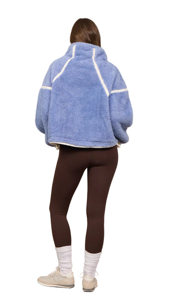VINTAGE HAVANA STONE BLUE W IVORY SHERPA