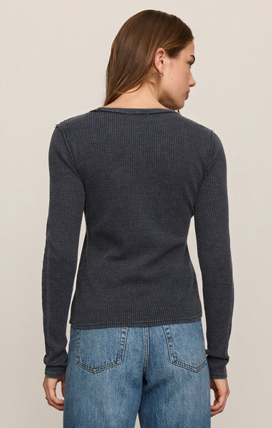 Z SUPPLY ARLET MINI THERMAL TOP OXFORD BLUE
