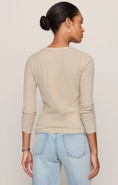 Z SUPPLY ARLET MINI THERMAL TOP SOFT ECRU
