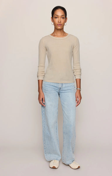 Z SUPPLY ARLET MINI THERMAL TOP SOFT ECRU
