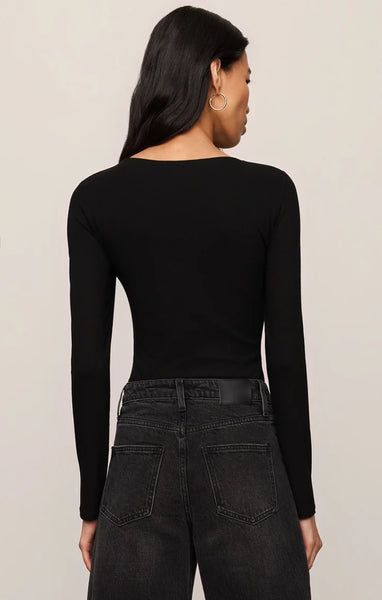 Z SUPPLY GINGER BODYSUIT BLACK
