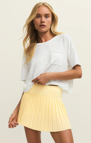 Z SUPPLY EVERYDAY POCKET TEE WHITE