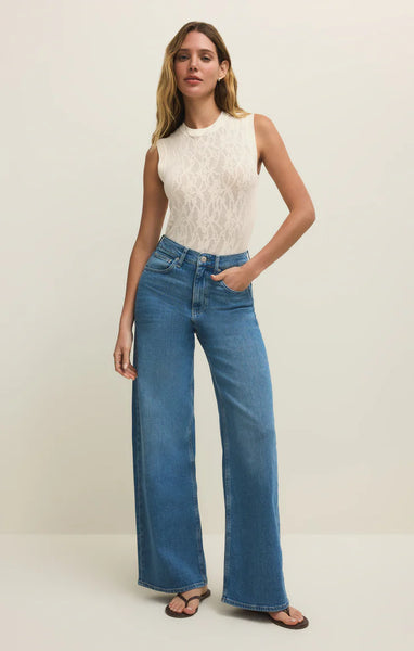 Z SUPPLY TIBI MESH TANK CLOUD