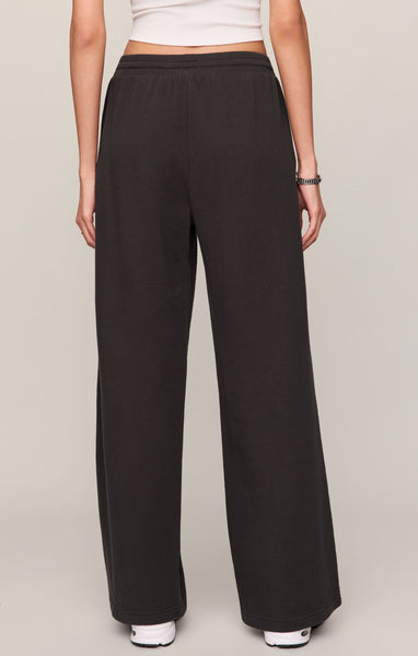 Z SUPPLY CLUBHOUSE WIDE LEG PANT ASH BLACK