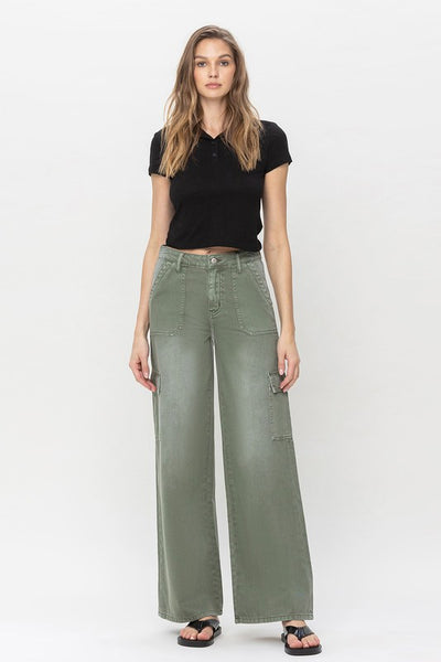 VERVET HIGH RISE UTILITY CARGO WIDE LEG