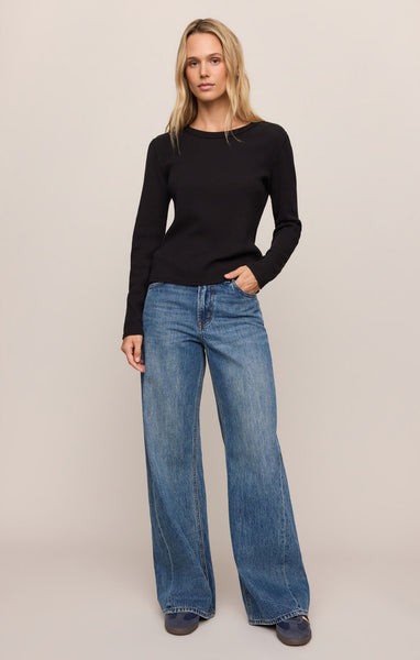 Z SUPPLY ARLET MINI THERMAL TOP BLACK
