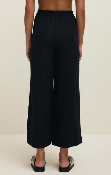 Z SUPPLY SCOUT LINEN PANT BLACK