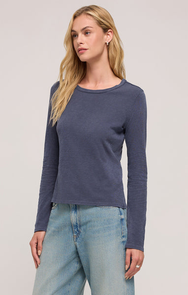 Z SUPPLY ARLET SLUB TOP WASHED BLUE
