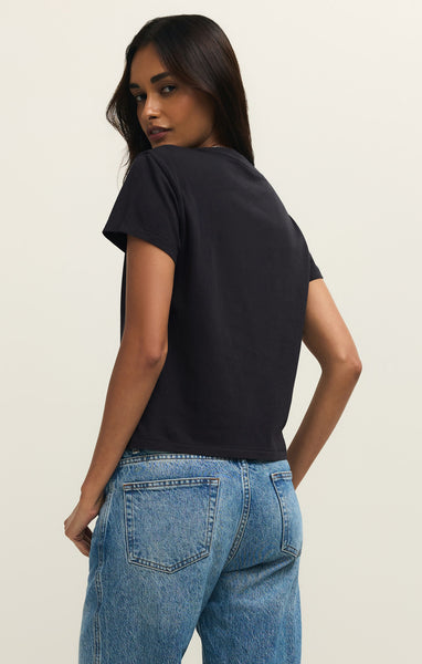 Z SUPPLY ADORE TOURIST TEE BLACK SAND