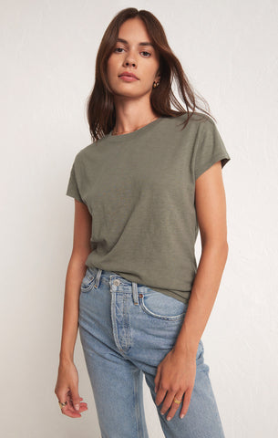 Z SUPPLY MODERN SLUB TEE EVERGREEN