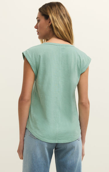 Z SUPPLY PER DIEM TEE CRYSTAL GREEN