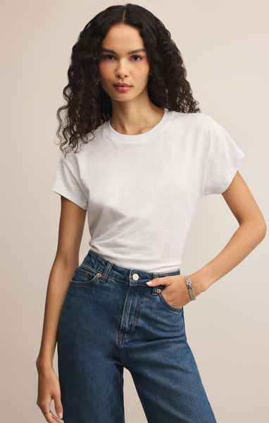 Z SUPPLY MODERN SLUB TEE WHITE