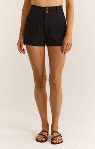 Z SUPPLY VALLIE SHORT WARM BLACK