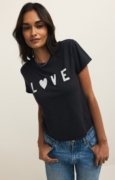Z SUPPLY ADORE TOURIST TEE BLACK SAND