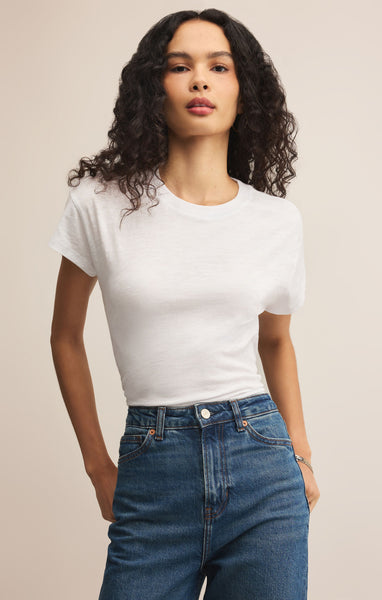 Z SUPPLY MODERN SLUB TEE WHITE