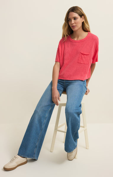 Z SUPPLY EVERYDAY POCKET TEE PALOMA