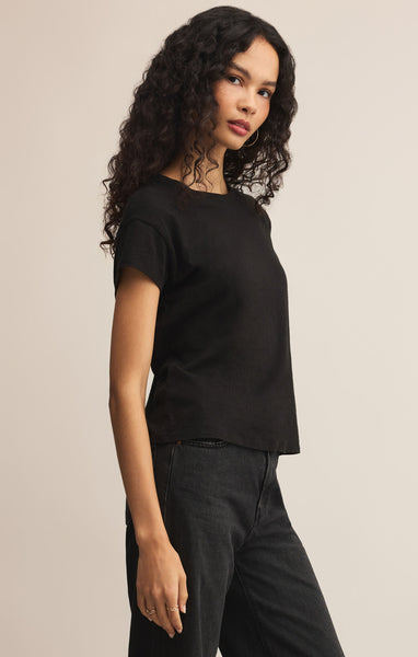 Z SUPPLY MODERN SLUB TEE BLACK