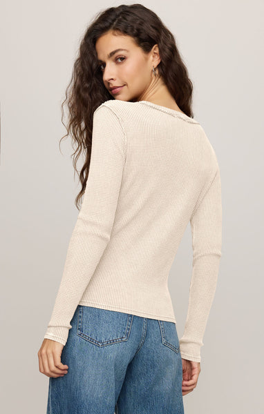 Z SUPPLY ARLET MINI THERMAL TOP SOFT ECRU