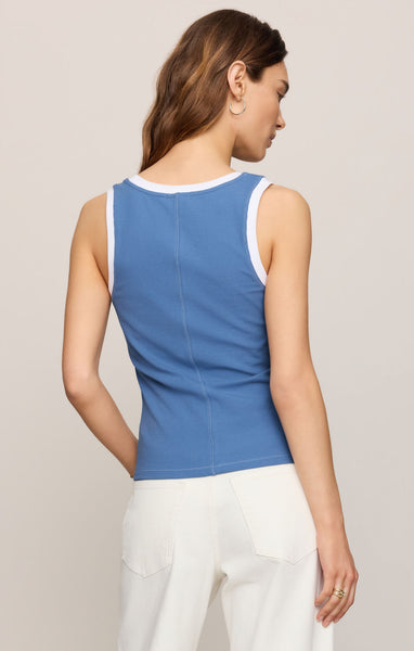 Z SUPPLY SIRENA COLORBLOCK TANK LAKE BLUE